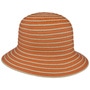 Twotone Braids Straw Hat by Lipodo orange