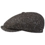 Hatteras Newsboy Flat Cap by Stetson grey-mottled