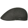Ventridge Wool Flat Cap by Stetson dark grey