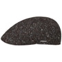 Lancott Ivy Wool Flat Cap by Stetson brown-mottled