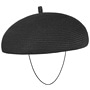 Straw Beret by McBURN black