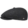 Galvin Windowpane Flat Cap by Bailey 1922 anthracite