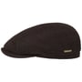 Belfast Vedrick Wool Flat Cap by Stetson dark brown