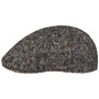 Texas Colour Dots Flat Cap by Stetson black