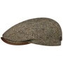 Lifton Wool Driver Flat Cap by Stetson green