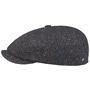 Colour Dots Wool Flat Cap by Lierys navy