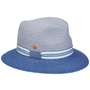 Nane Twotone Traveller Straw Hat by Mayser blue