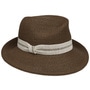 Simone Raffia Hat by Mayser dark brown