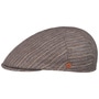 Sidney Paros Stripes Flat Cap by Mayser brown