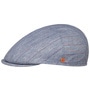 Sidney Paros Stripes Flat Cap by Mayser blue