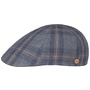 Paddy Kampen Linen Flat Cap by Mayser navy