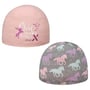 This Girl Loves Horses Reversible Beanie by maximo rose-grey