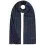 Herringbone Dots Scarf by Stetson black-blue