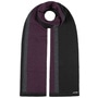 Merino Stripes Wool Scarf by Stetson black-purple