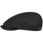 Carlstown Wool Driver Flat Cap by Stetson anthracite