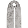 Supima Cotton Flower Scarf by Roeckl grey