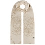 Supima Cotton Flower Scarf by Roeckl oatmeal