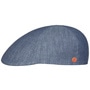 Paddy Linen Flat Cap by Mayser blue