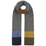 Donegal Wool Colour Block Knit Scarf by Stetson grey