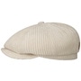 Hatteras Corduroy Jersey Flat Cap by Stetson oatmeal