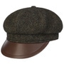 Classic Wool Riders Newsboy Cap by Stetson dark green