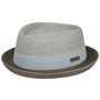 Paea Pork Pie Straw Hat by Chillouts grey