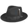 Rosedale Fedora Wool Hat by Stetson black