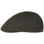 Herringbone Duck Flat Cap by Stetson brown-olive