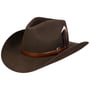 Limington Western Wool Hat by Stetson dark brown