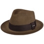 Lenberg Fedora Wool Hat by Stetson brown