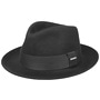 Lenberg Fedora Wool Hat by Stetson black