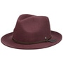 Enderby Fedora Wool Hat by Stetson bordeaux