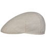 Linen Flat Cap with Coolmax beige