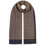 Allover Dots Wool Scarf by Stetson navy
