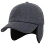 Nesbit Cap with Ear Flaps by Bailey 1922 grey-blue