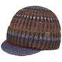 Viliona Knit Beanie with Peak by Lierys brown