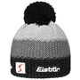 Star Skipool Kids Beanie Hat by Eisbär black-grey