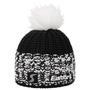 Focus Lux Crystal Skipool Beanie by Eisbär black-white