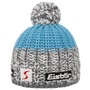 Refocus Skipool Pompom Hat by Eisbär blue-grey