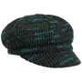 Pialou Knit Newsboy Cap by bedacht dark green