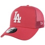 League Ess Dodgers Trucker Cap by New Era coral