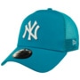 League Ess Mono Yankees Trucker Cap by New Era blue
