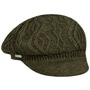 Annelie Knit Newsboy Cap by Seeberger olive