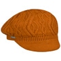 Annelie Knit Newsboy Cap by Seeberger rust