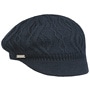 Annelie Knit Newsboy Cap by Seeberger navy