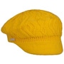Annelie Knit Newsboy Cap by Seeberger yellow
