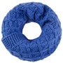 Annelie Loop Knit Scarf by Seeberger royal-blue