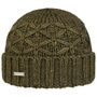 Annelie Beanie Hat with Cuff by Seeberger olive