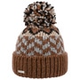 Ventova Pompom Hat by Seeberger brown