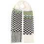 Ventova Knit Scarf by Seeberger cream white